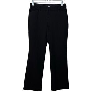 Express Editor Barely Boot low rise black pants womens 6 S career office work